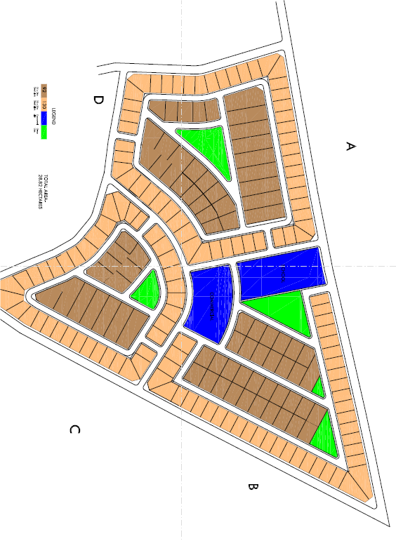 CABINDASATELLITETOWNCABINDA SITE LAY OUT SHOWING PLOTS for 220 units of building